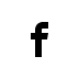 F letter icon for Facebook