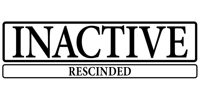 inactive rescinded policies
