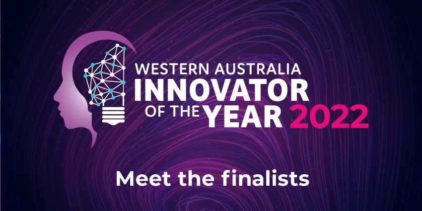 Image featuring the Innovator of the Year 2022 logo. Below the logo are the words: Meet the finalists