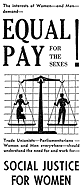 Equal Pay sign - Courtesy of The Australian Labour Party - Constitutional Centre of Western Australia