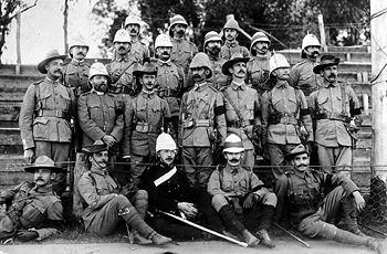 Western Australian officers in Melbourne for the opening of the first Commonwealth Parliament, 1901. Battye Library, 1658P - Constitutional Centre of Western Australia