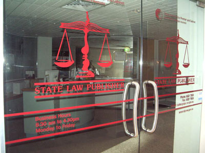 Photo of the entrance to the SLP new office on William Street.
