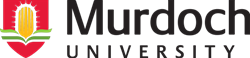 Murdoch University logo, featuring the Murdoch emblem and the text 'Murdoch University'