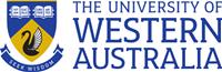 University of Western Australia logo, featuring the university coat of arms and the text 'The University of Western Australia'