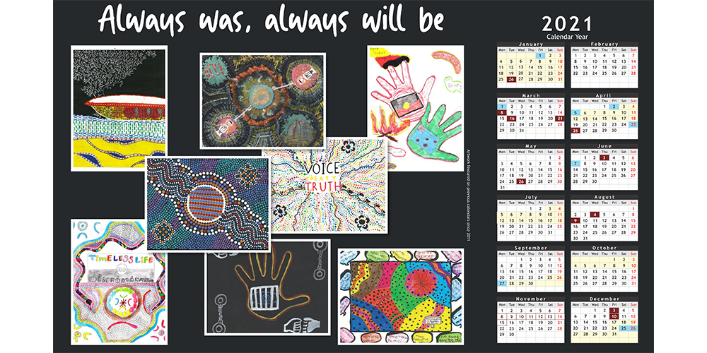 2021 Aboriginal Calendar large
