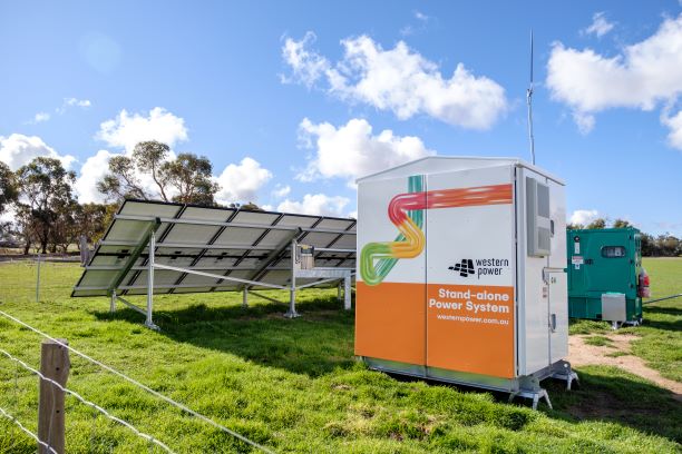 Stand-alone power station image by Western Power