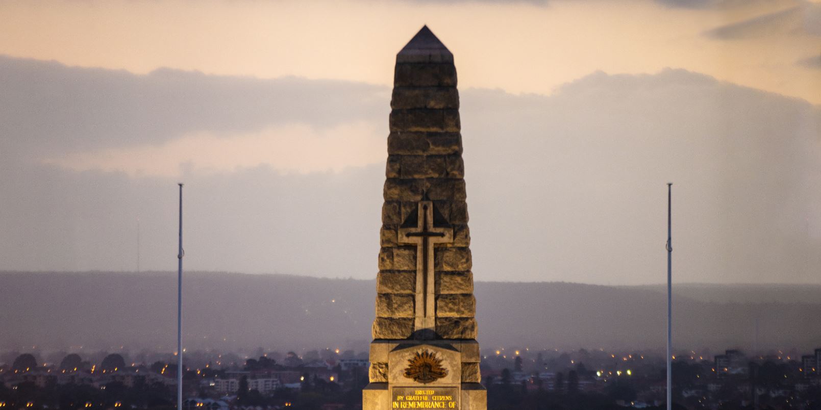 Photography of the ANZAC memorial at Kings Park in Perth