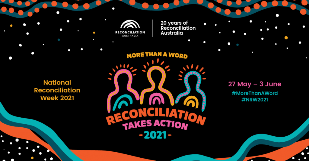 Graphic promoting National Reconciliation week