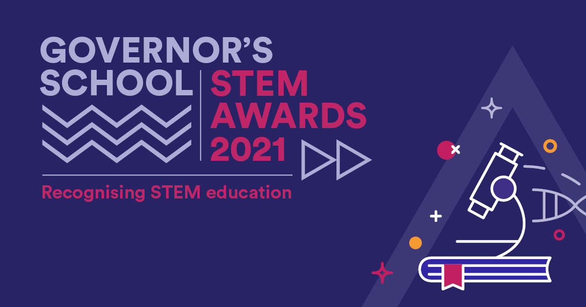 Governor's School STEM Awards 2021 logo