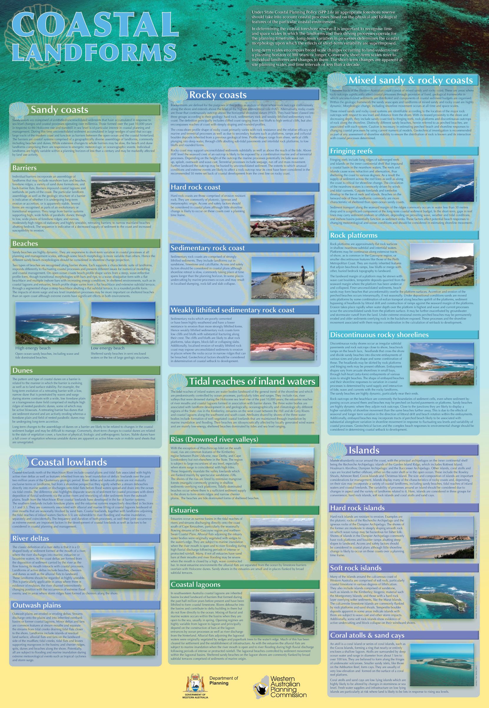 WA Coastal landform map (back)