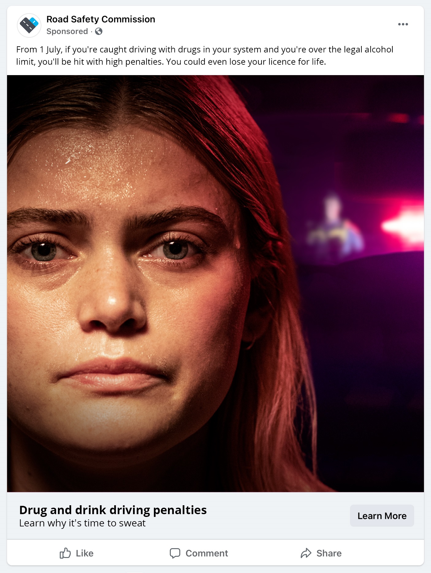 Time to sweat campaign - woman in her 20s