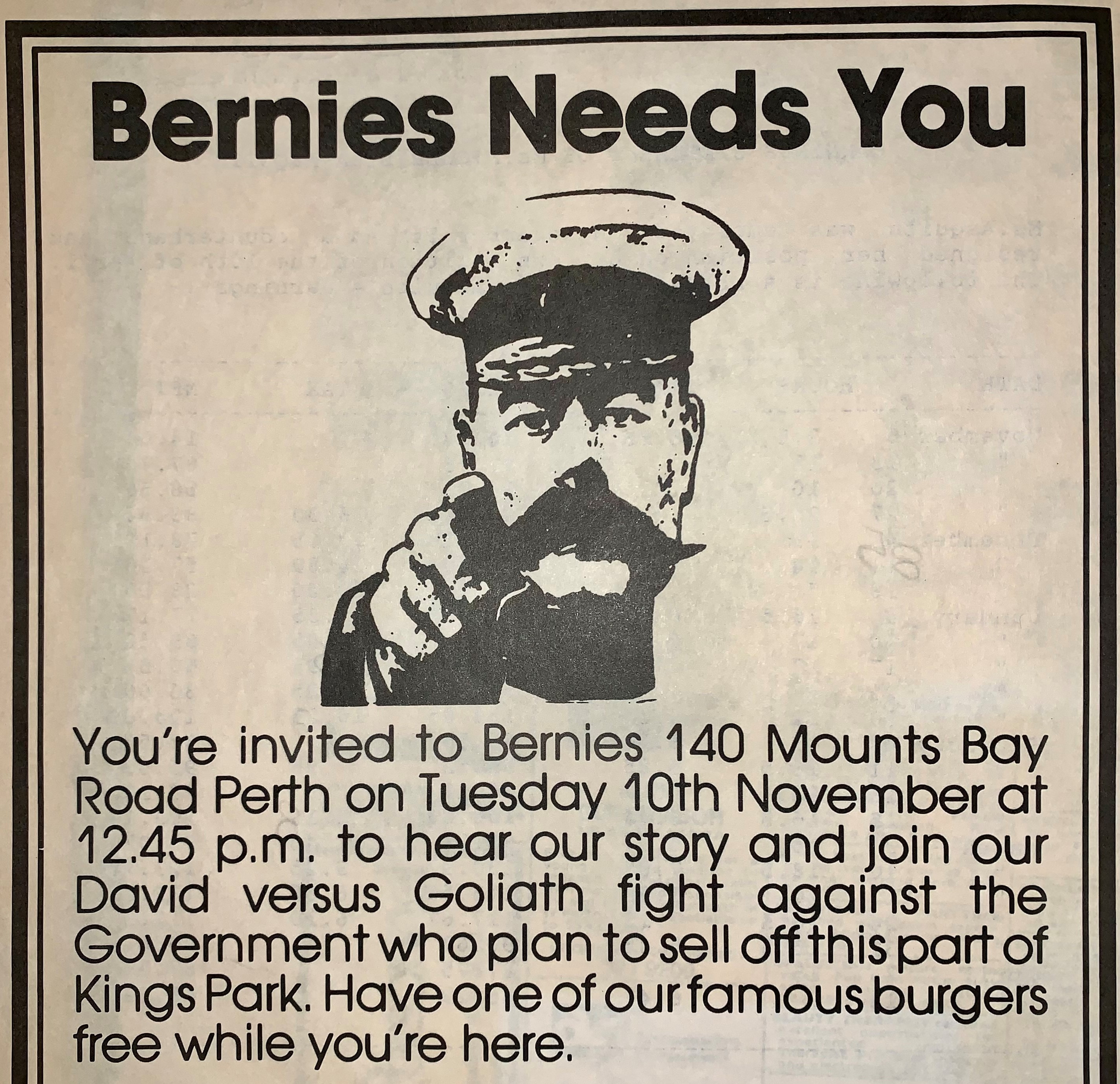 bernies needs you