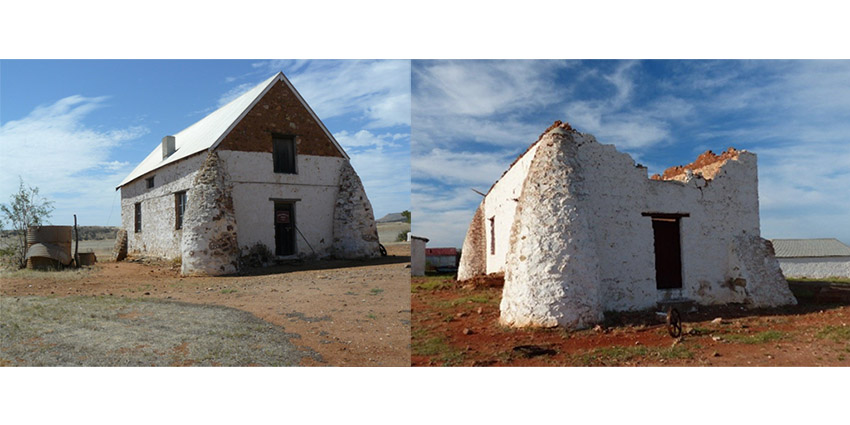 Oakabella Homestead suffered damage to its stone gable and façade