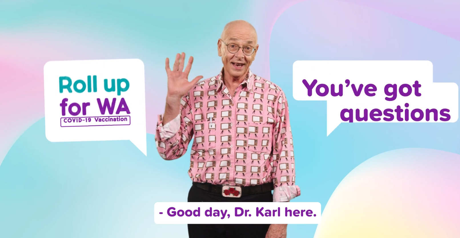 Preview image showing Dr Karl as part of the You've got Questions video series