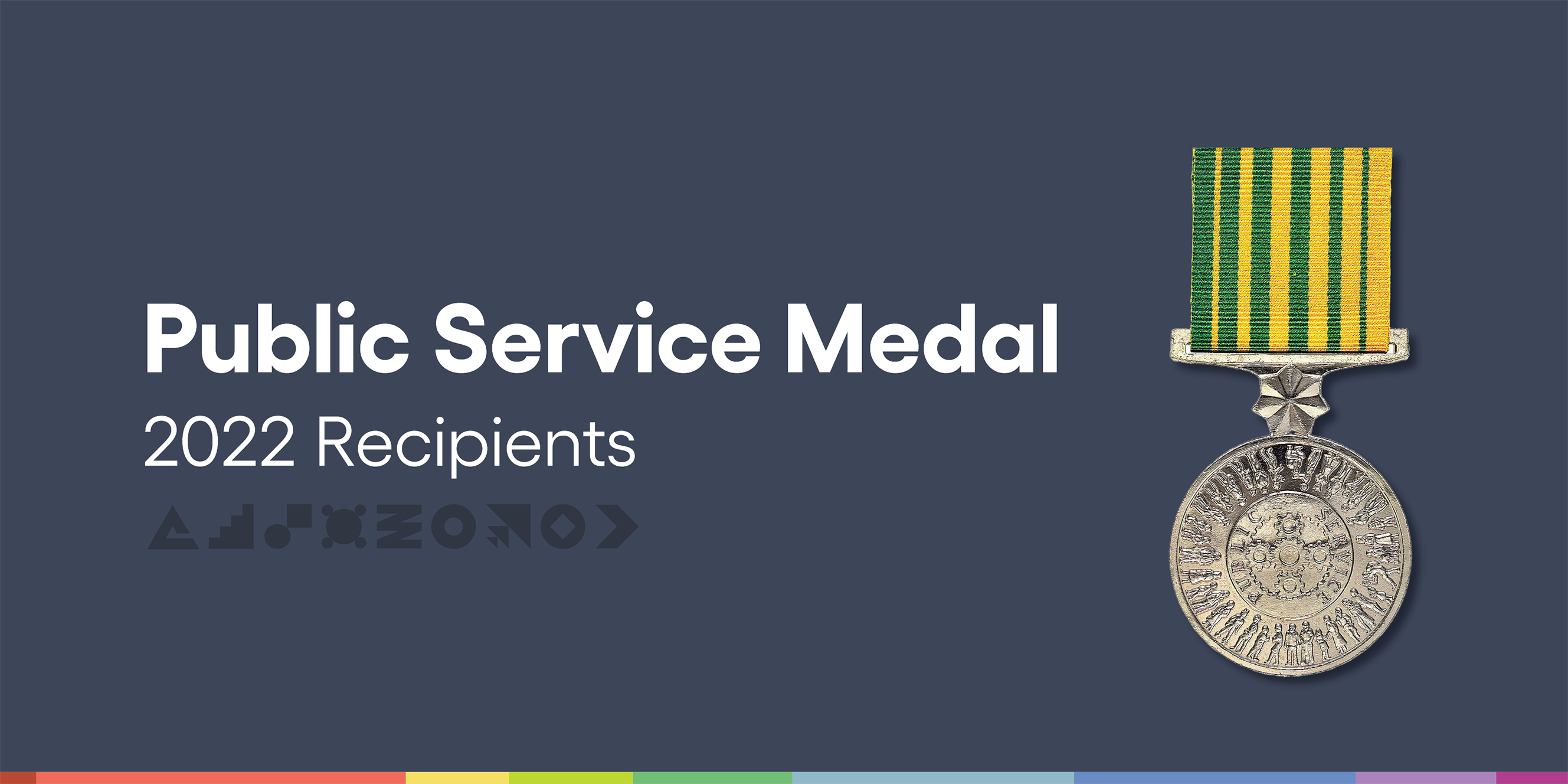 Public Service Medal winners 2022