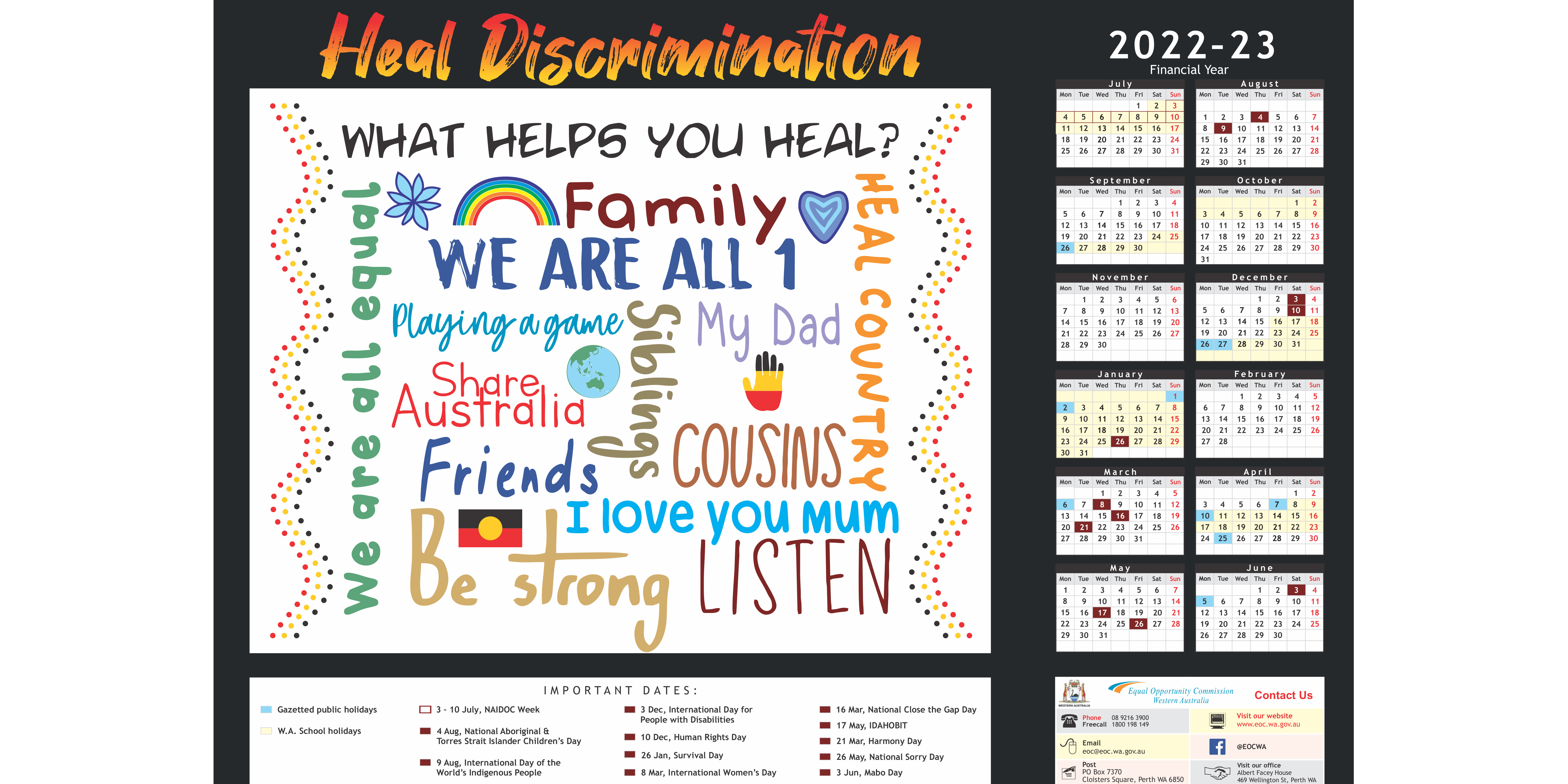 Aboriginal Calendar 2022