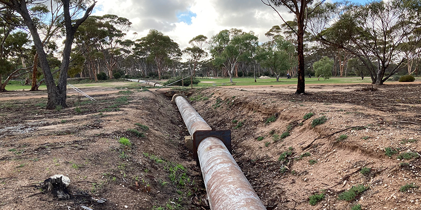 Cunderdin Golf Course reservoir 