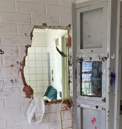Damage caused to living quarters at Banksia Hill’ 