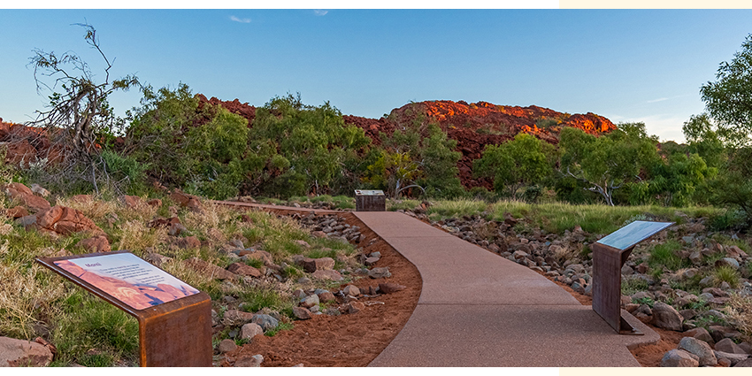 An image of Ngajarli Art Viewing Trail