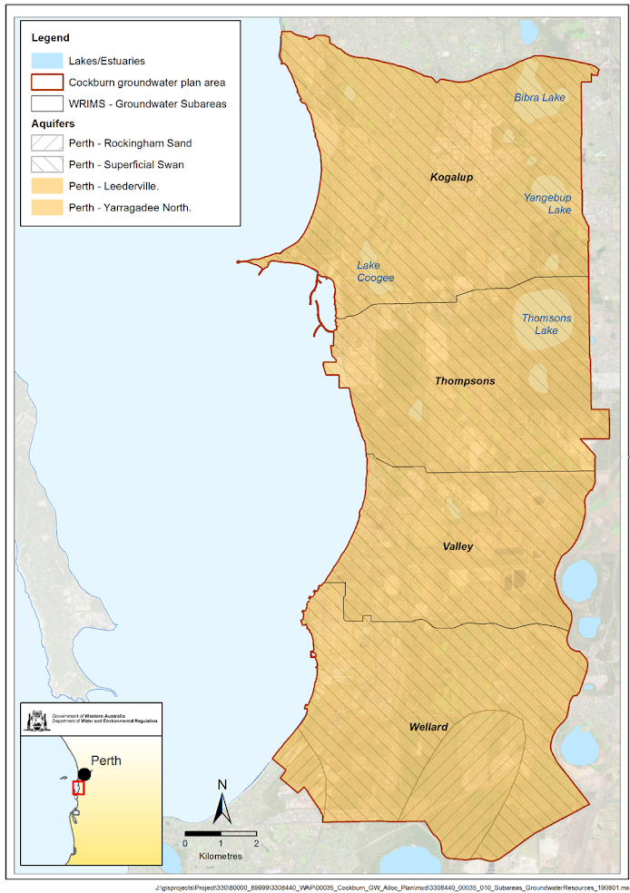 Cockburn groundwater allocation plan area