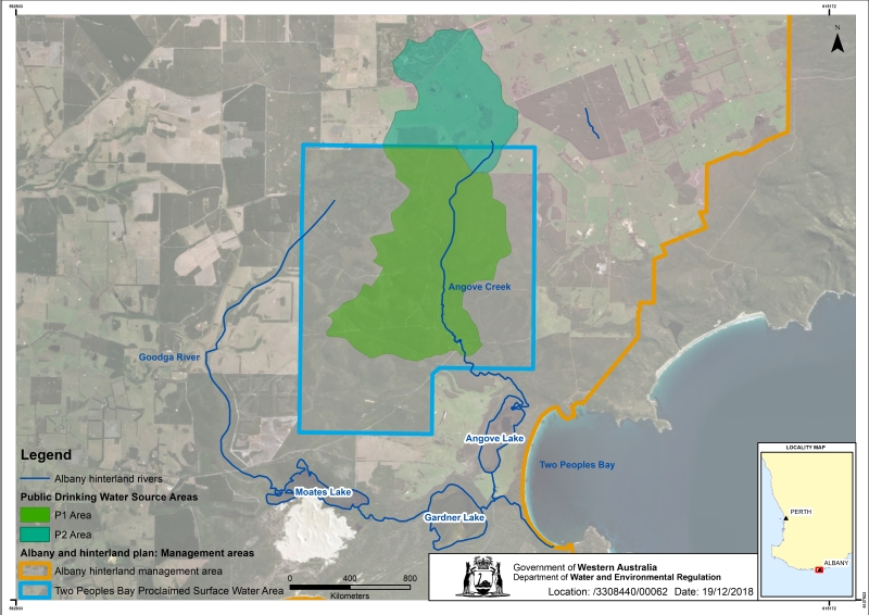 Two People’s Bay surface water area and Angove water source protection reserve