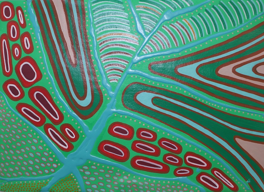 Aboriginal Artwork by Melissa Riley Vibrant Forest