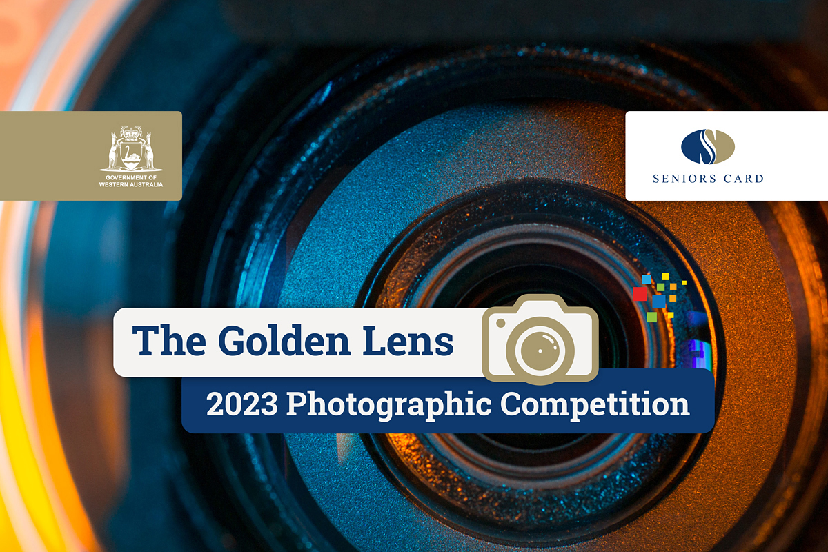 Seniors Card - The Golden Lens 2023 Photographic Competition graphic