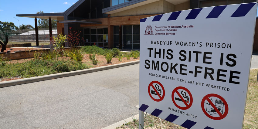 Bandyup smoke free signage