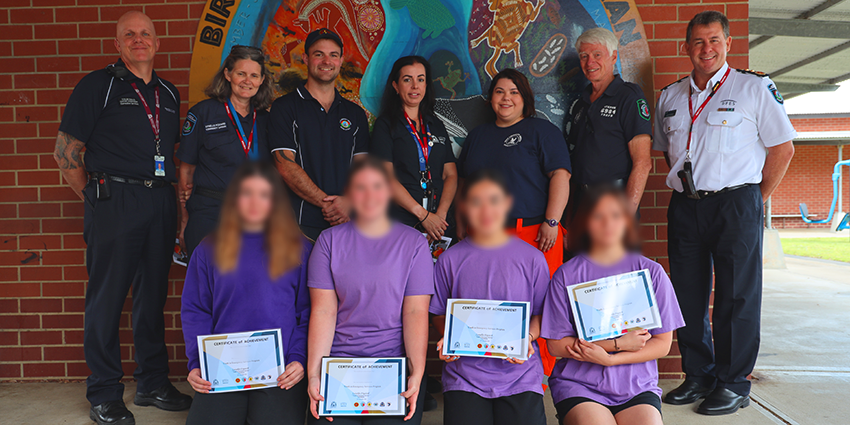 Female YES Program Graduation at BHDC