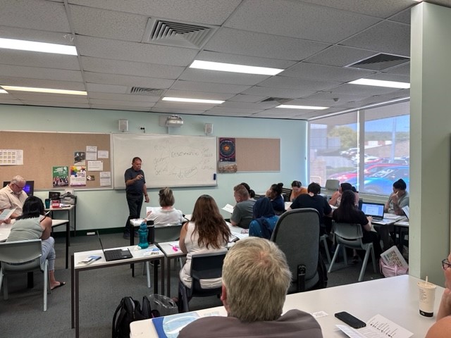 Senior Aboriginal Education and Conciliation Officer Steve Goodall at TAFE