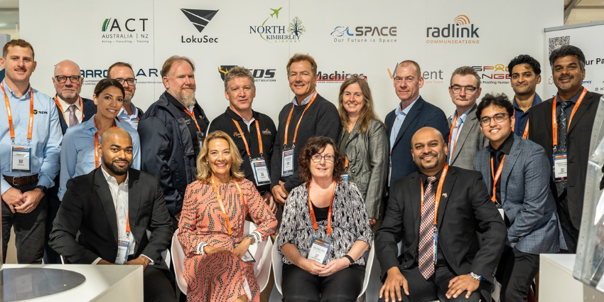 Image of co-exhibitors at Defence West Avalon 2023 stand