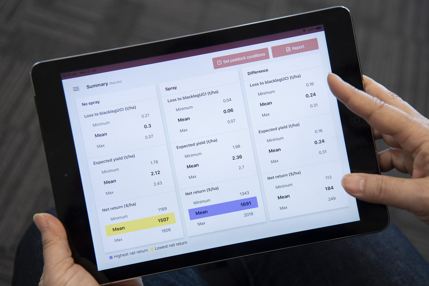 New support tool UCI BlacklegCM on tablet interface