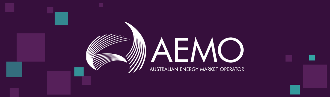 AEMO Australian Energy Market Operator logo with full name.