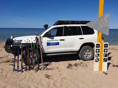 DPIRD patrol vehicle