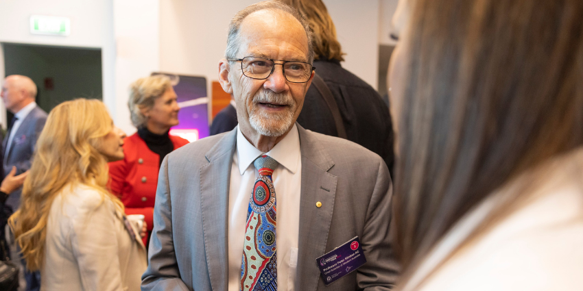 Image of Peter Klinken, WA Chief Scientist, at the WA Innovator of the Year 2023 launch event