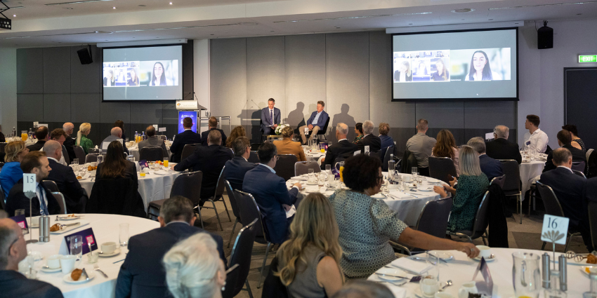 Image of regional panel taking place at the WA Innovator of the Year 2023 launch event