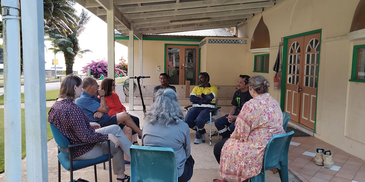Meeting with the Islamic Council at the Mosque Christmas Island