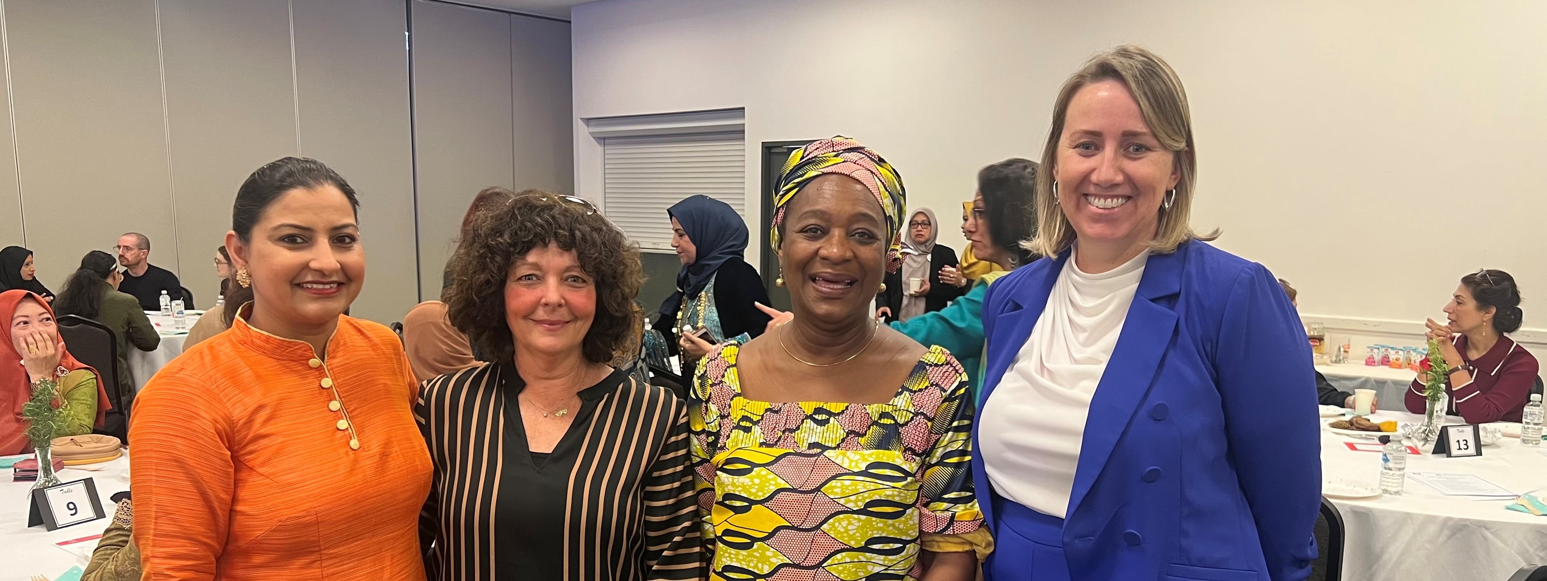 image of four woman attending the MSWA event