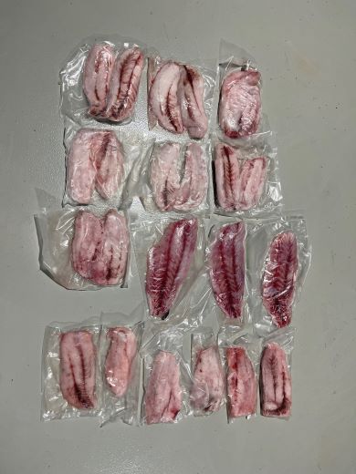 16 bags of barramundi fillets