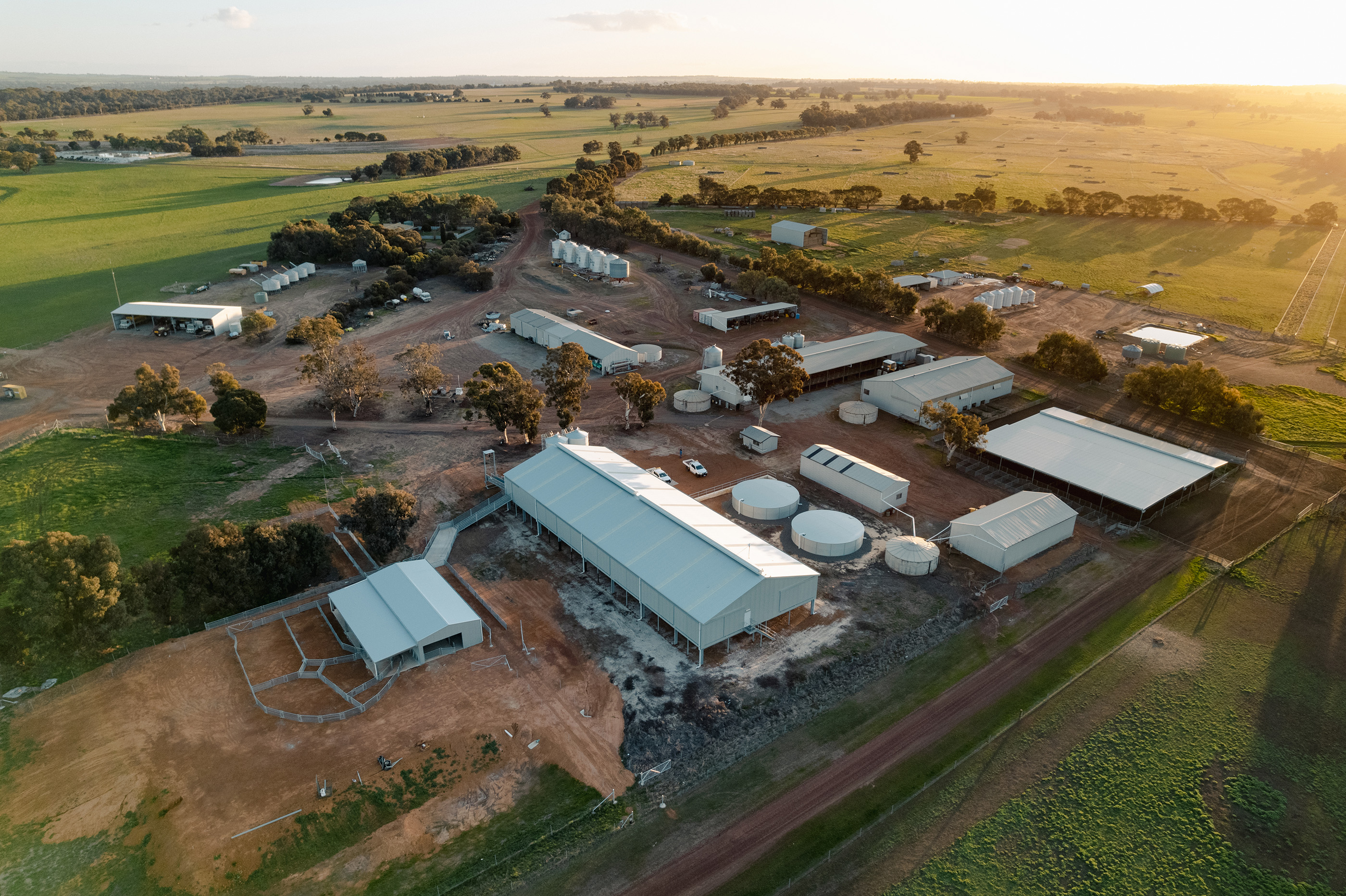 Aerial picture of Katanning Research Centre