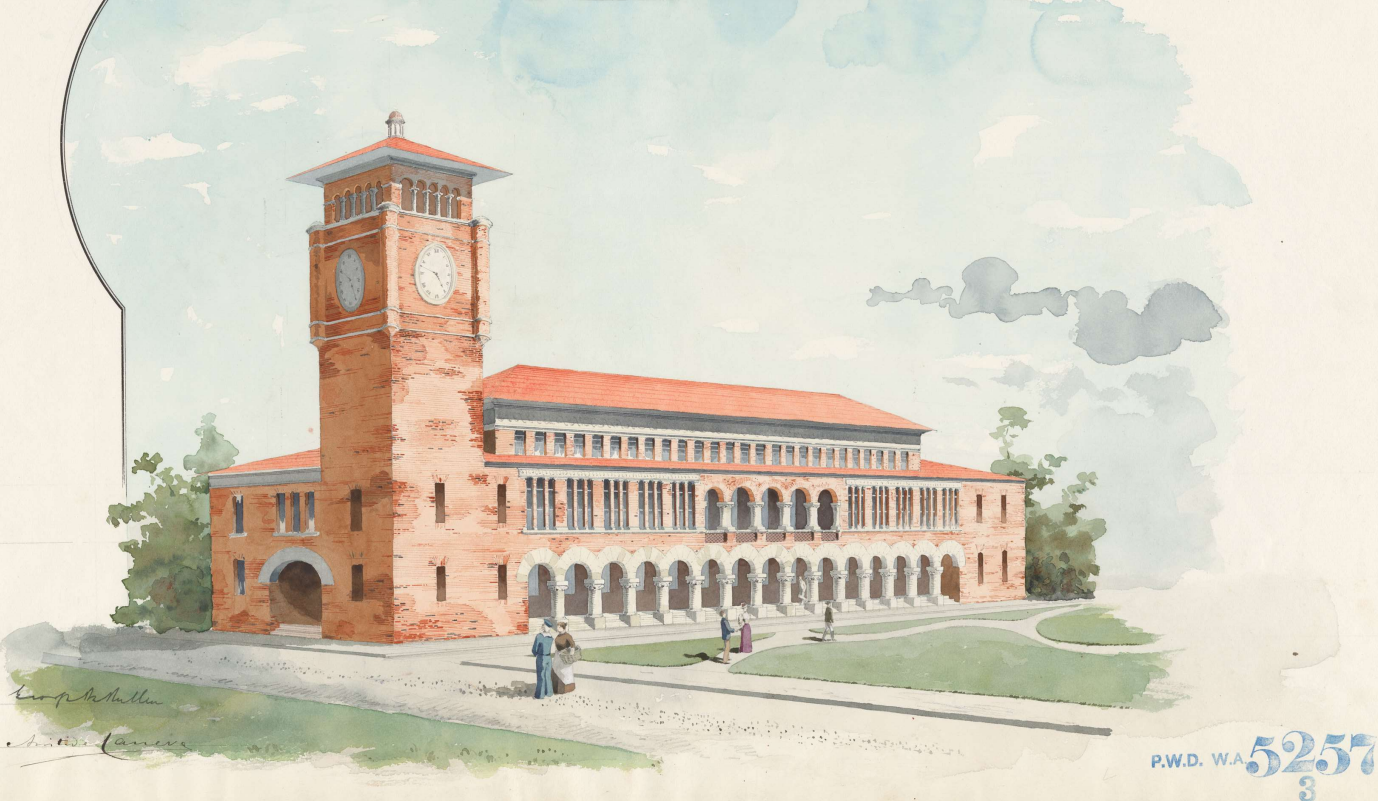 Geraldton Public Buildings (proposed) 1897 