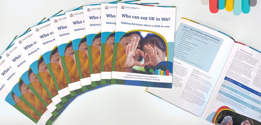 image of a bundle of Who can say OK in WA guides