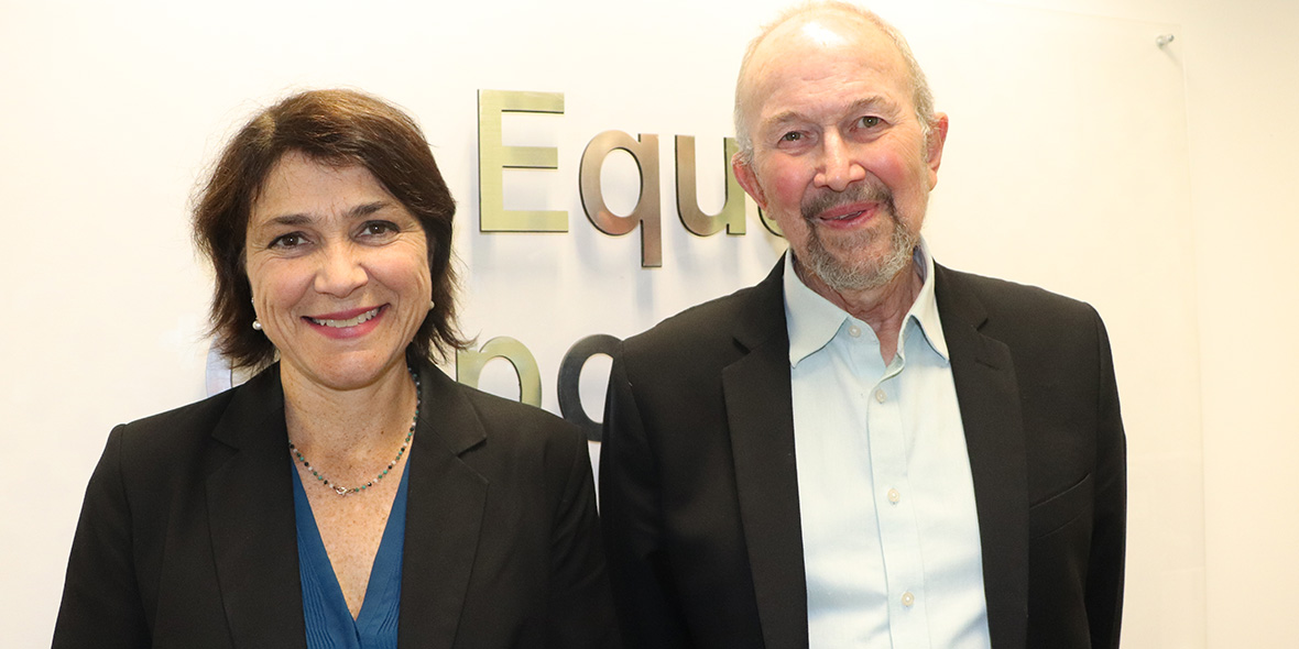 Dr Anna Cody and Dr John Byrne