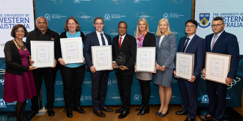 Group photo of the 2023 Premier's Science Awards winners 