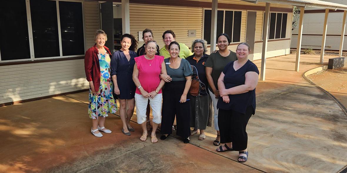 Diana MacTiernan with TAFE participants