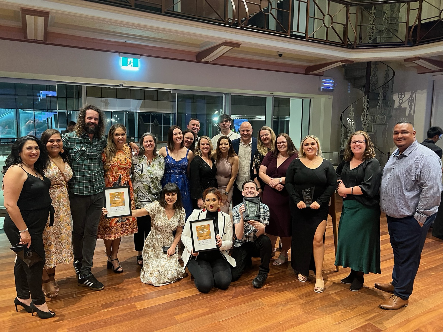 Group photograph of home stretch stakeholders