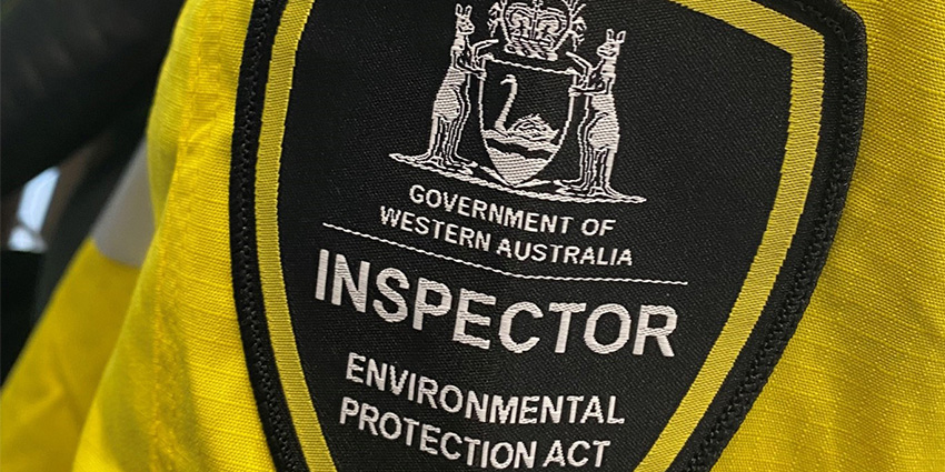 Badge of department inspector