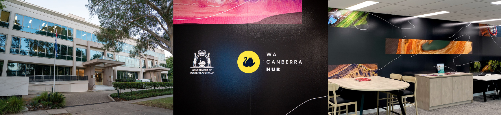 Canberra hub entry and inside