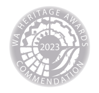 WA Heritage Award 2023 commendation logo