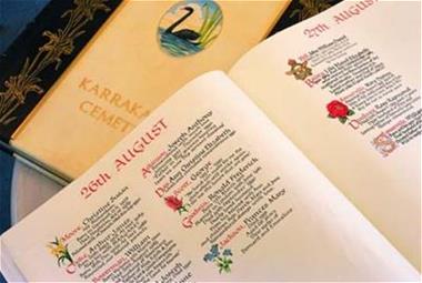 Book of remembrance image